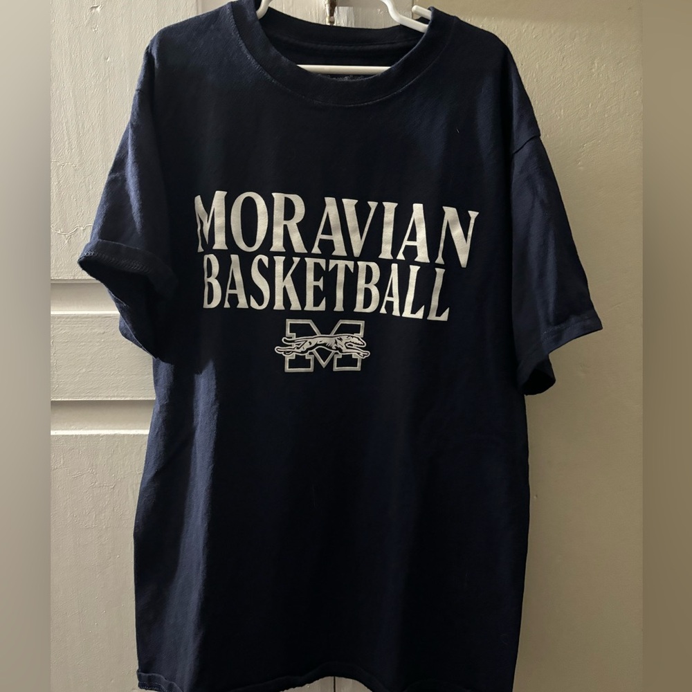 Moravian University Basketball Champions Tee shirt
